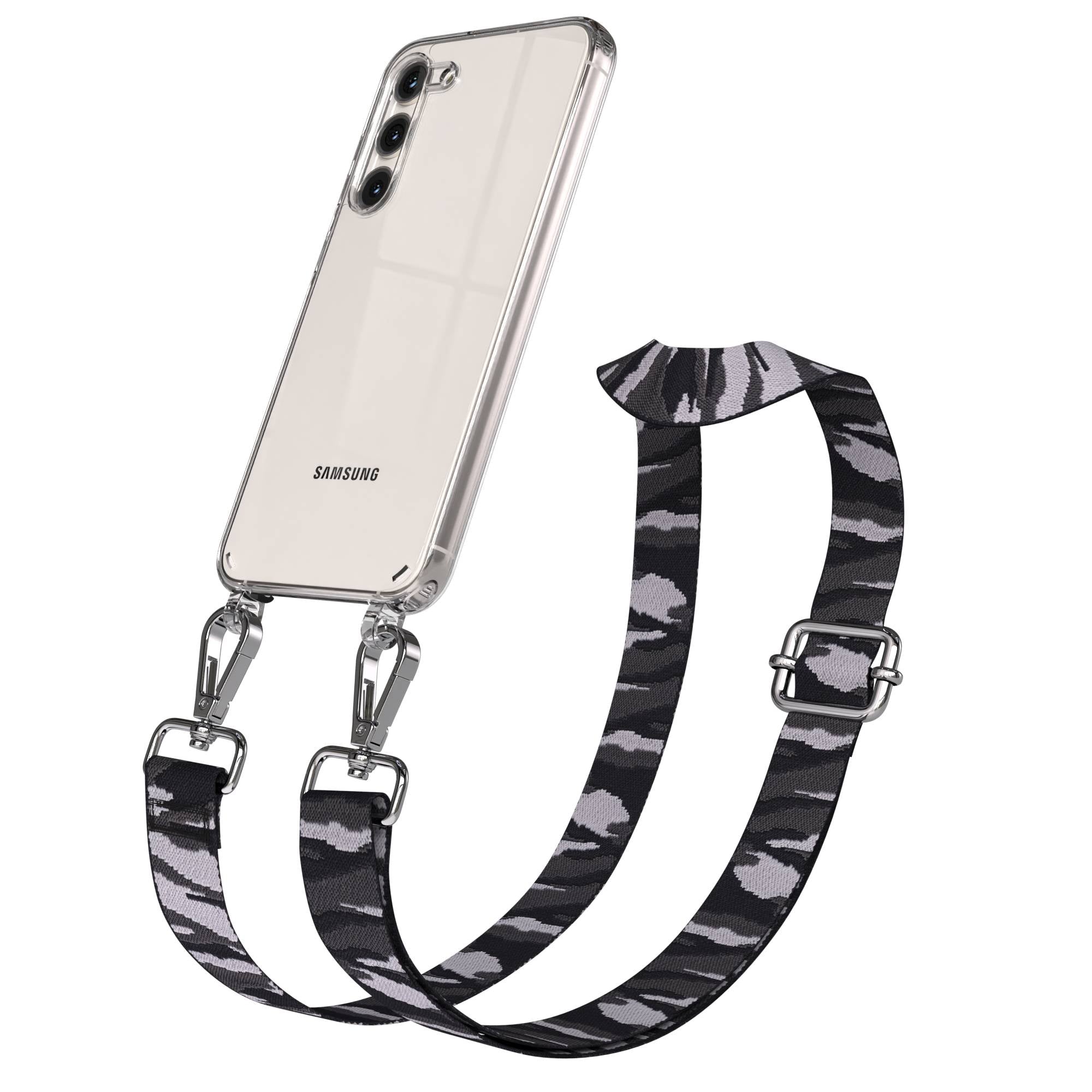 Samsung Galaxy S23 Plus Handykette mit Boho Band Umhängegurt Set 