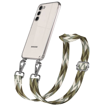 Samsung Galaxy S23 Plus Handykette mit Boho Band Umhängegurt Set 