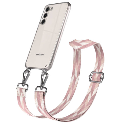 Samsung Galaxy S23 Plus Handykette mit Boho Band Umhängegurt Set 
