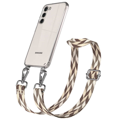Samsung Galaxy S23 Plus Handykette mit Boho Band Umhängegurt Set 