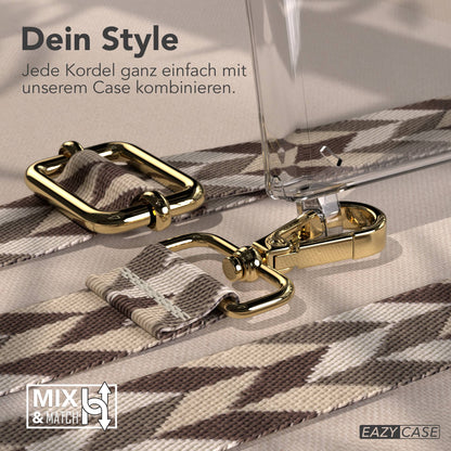 Samsung Galaxy S23 Ultra Handykette mit Boho Band verstellbar 