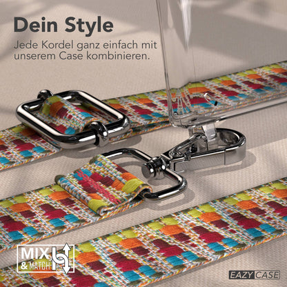 Samsung Galaxy S23 Ultra Handykette mit Boho Band verstellbar 