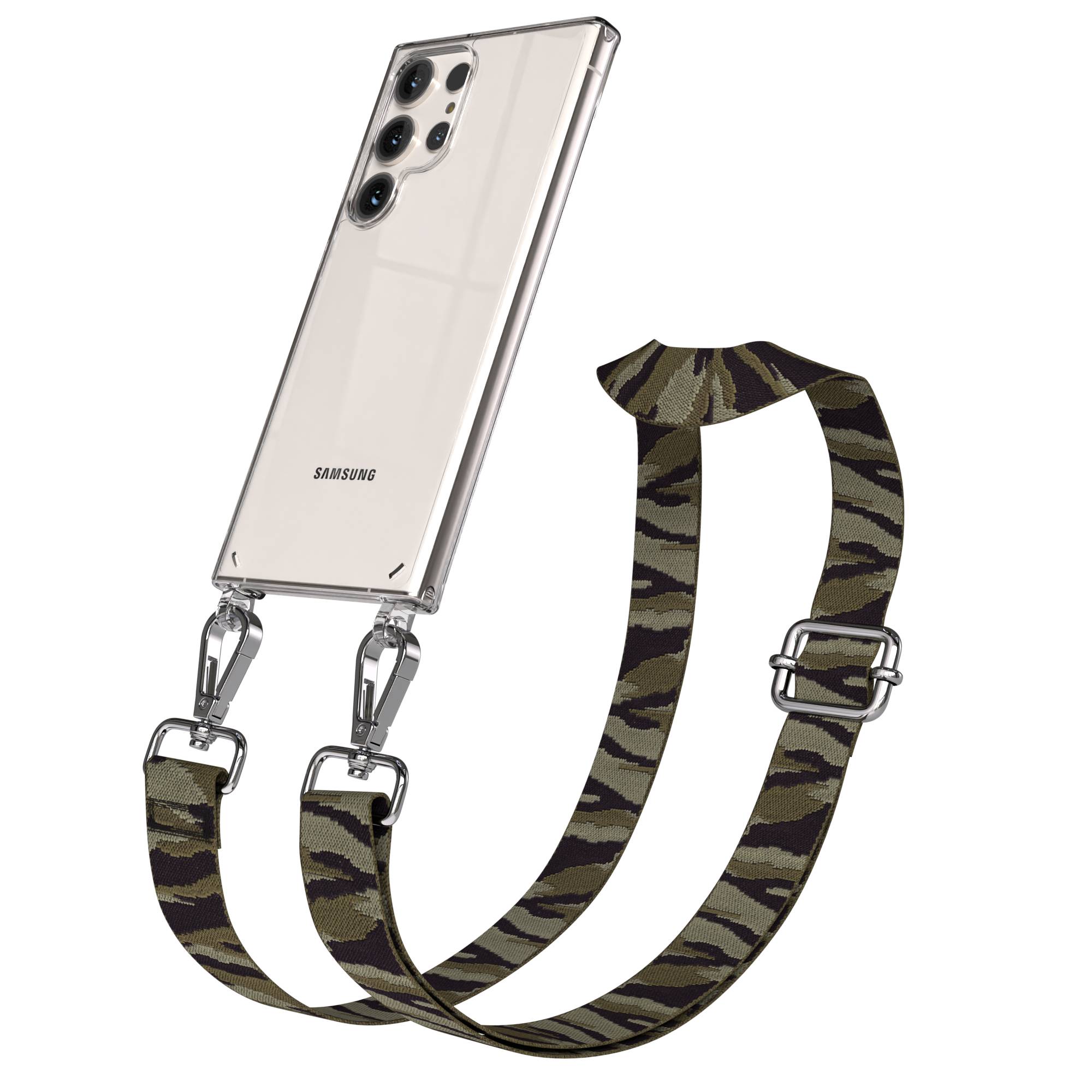 Samsung Galaxy S23 Ultra Handykette mit Boho Band verstellbar 