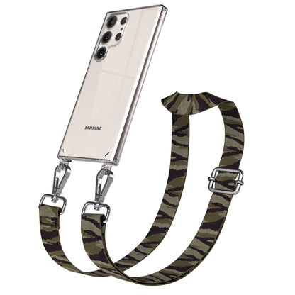 Samsung Galaxy S23 Ultra Handykette mit Boho Band verstellbar 