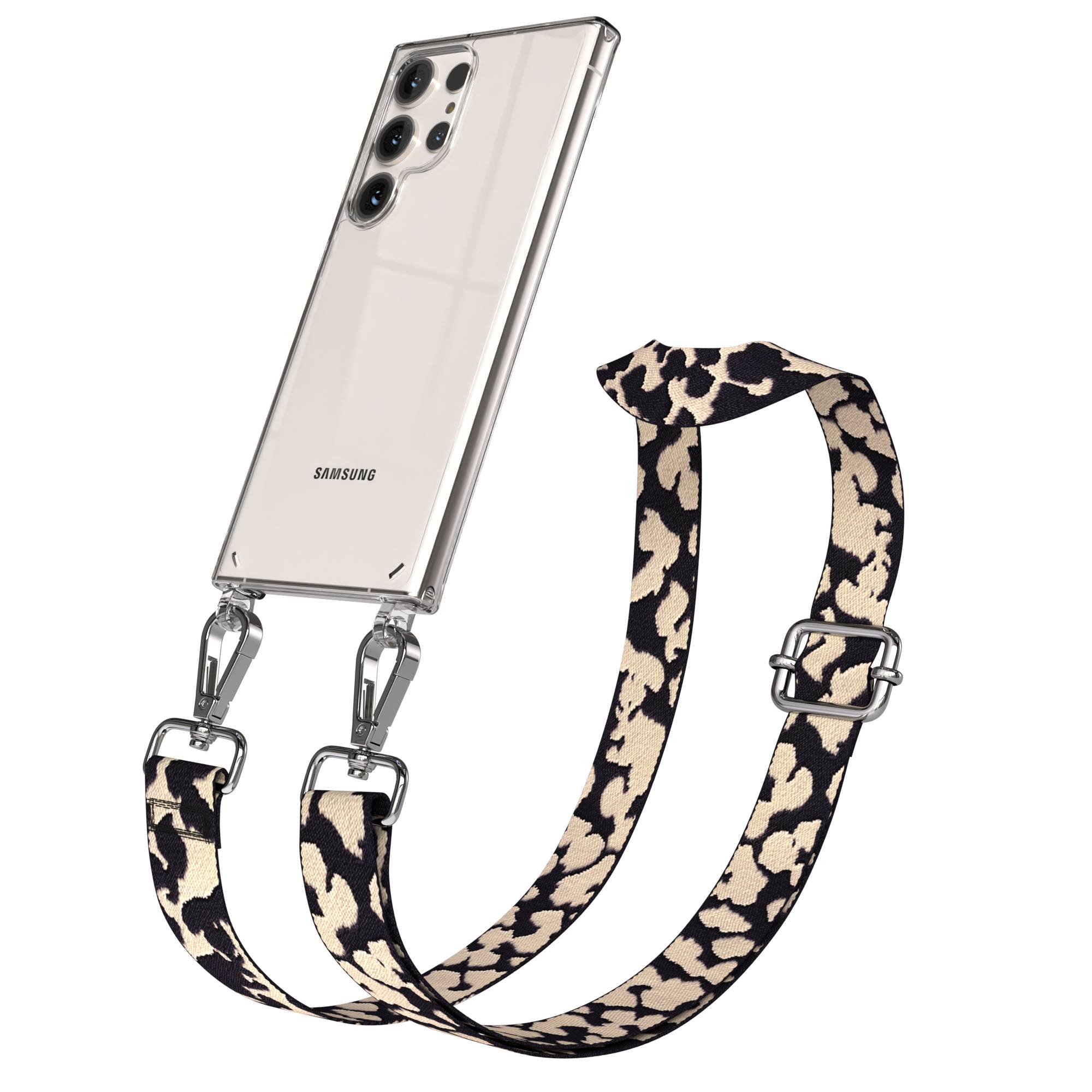 Samsung Galaxy S23 Ultra Handykette mit Boho Band verstellbar 