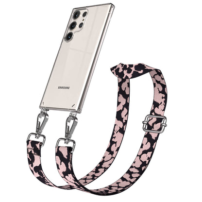 Samsung Galaxy S23 Ultra Handykette mit Boho Band verstellbar 