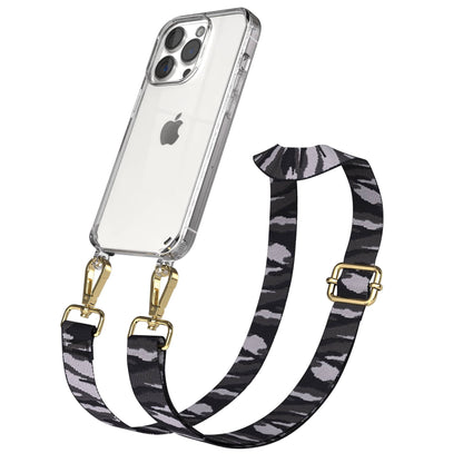 iPhone 15 Pro Handykette mit verstellbarem Trageriemen Boho Design 