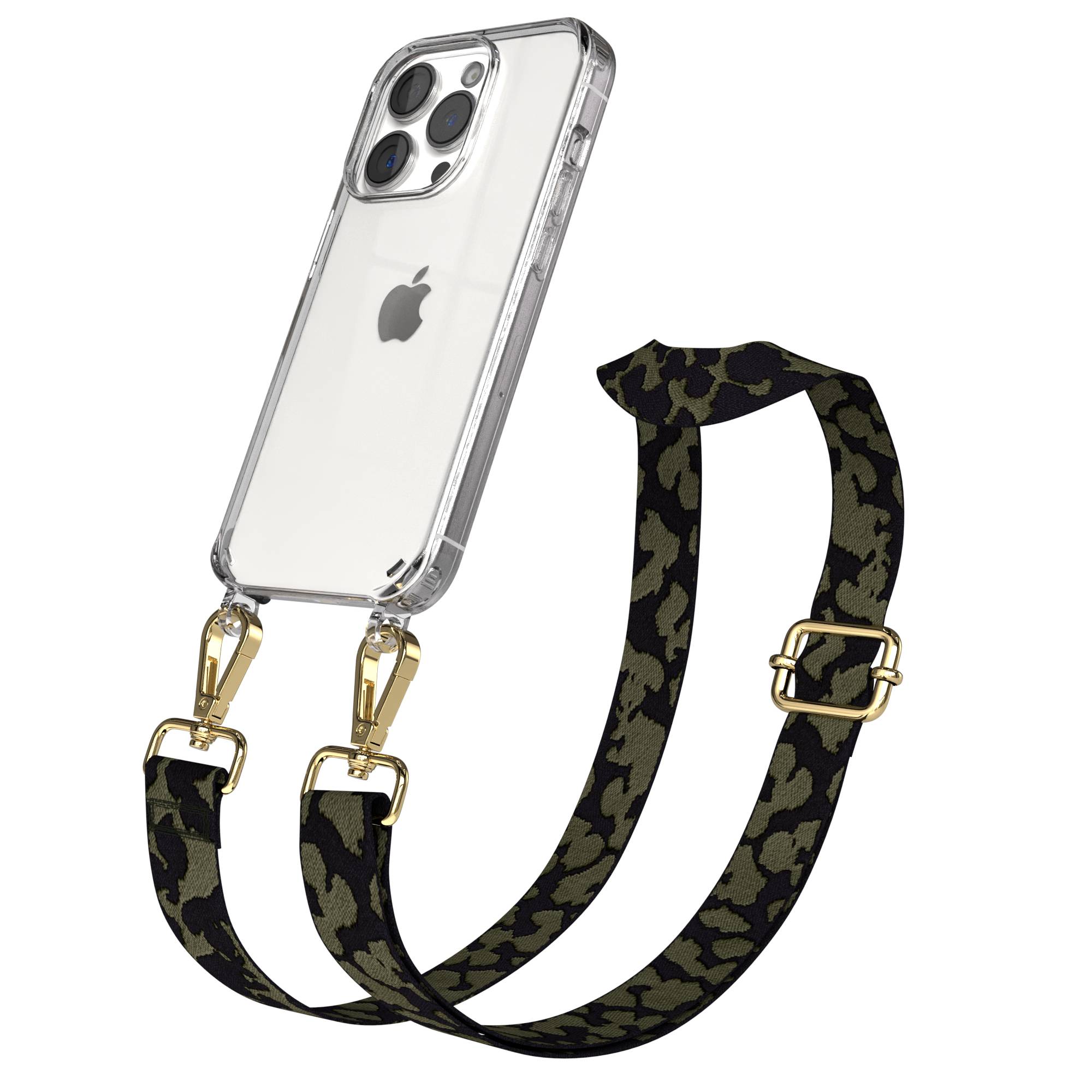 iPhone 15 Pro Handykette mit verstellbarem Trageriemen Boho Design 
