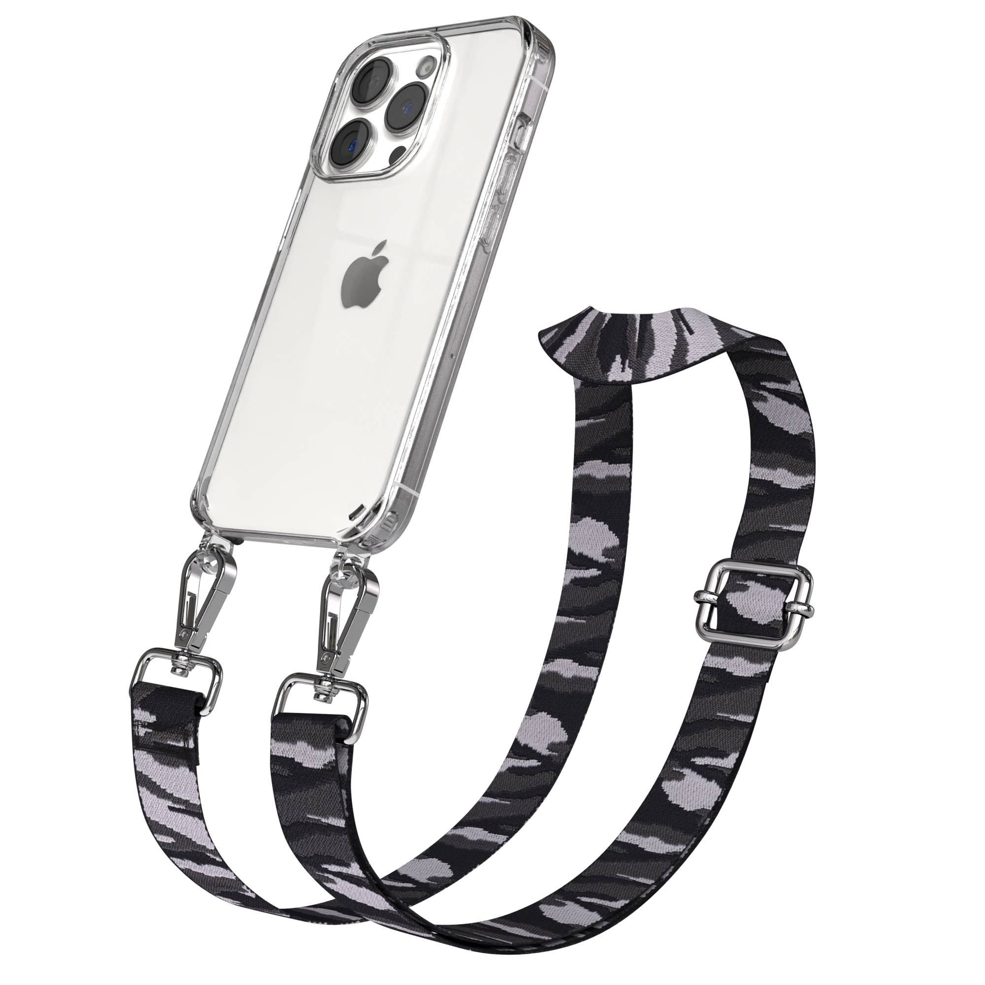 iPhone 15 Pro Handykette mit verstellbarem Trageriemen Boho Design 