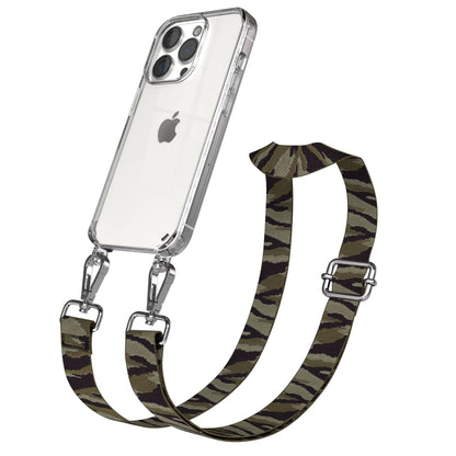iPhone 15 Pro Handykette mit verstellbarem Trageriemen Boho Design 