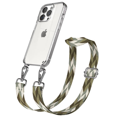 iPhone 15 Pro Handykette mit verstellbarem Trageriemen Boho Design 