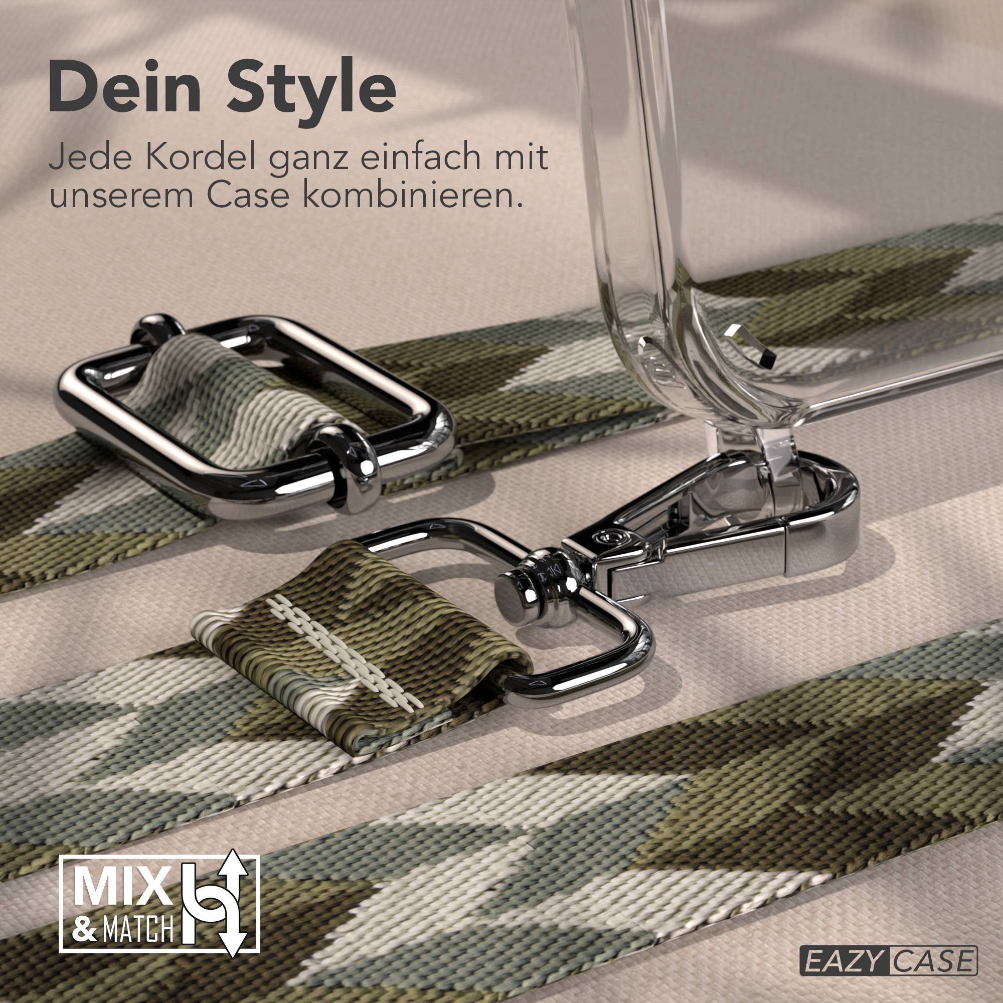iPhone 15 Pro Handykette mit verstellbarem Trageriemen Boho Design 
