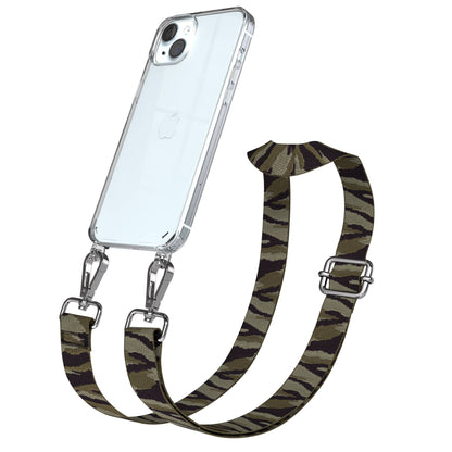 iPhone 15 Plus Handykette verstellbar mit Boho Band Design EAZY CASE 