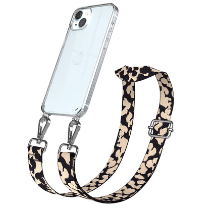iPhone 15 Plus Handykette verstellbar mit Boho Band Design EAZY CASE 