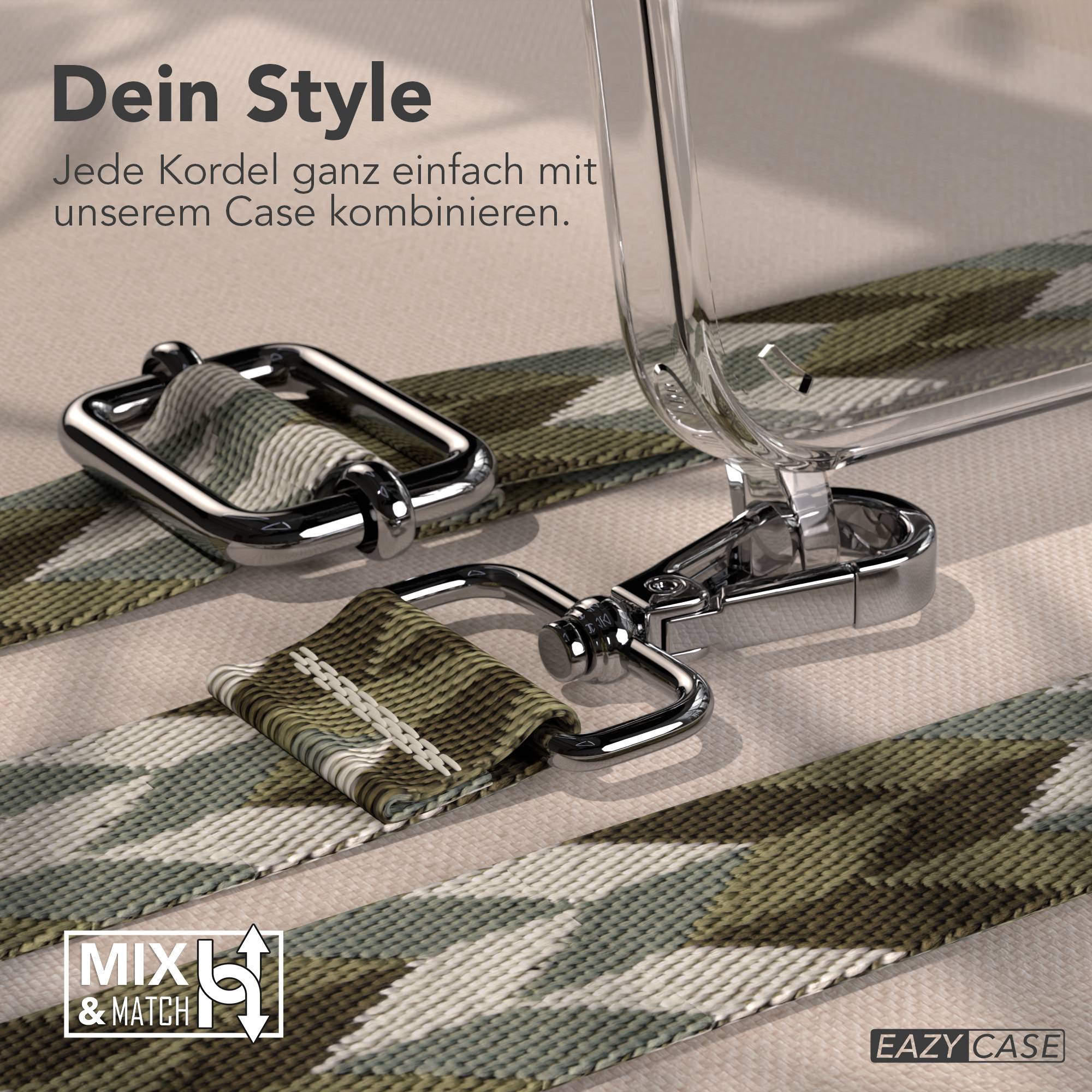 iPhone 15 Plus Handykette verstellbar mit Boho Band Design EAZY CASE 