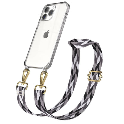 iPhone 15 Pro Max Handykette mit verstellbarem Boho Band Set 