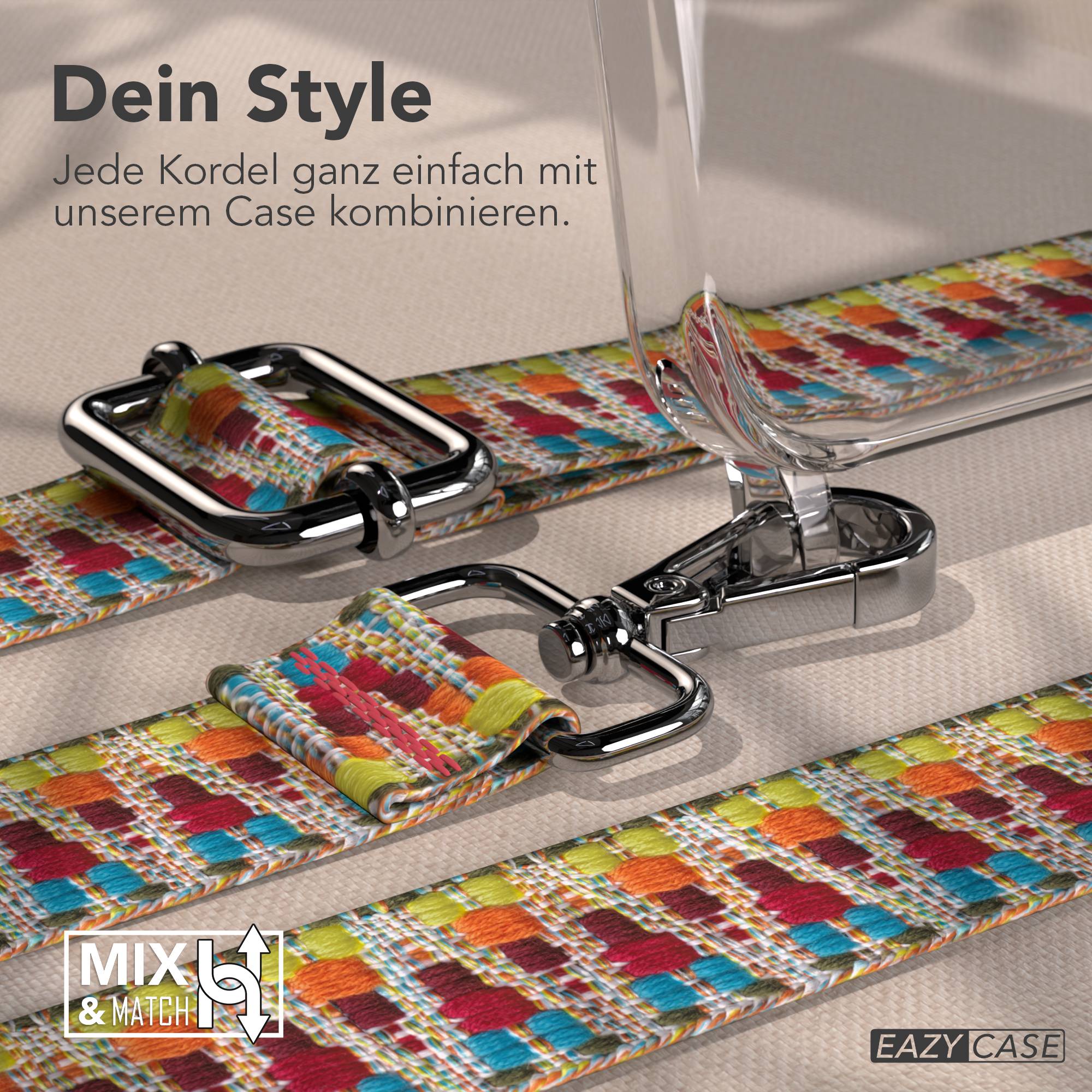 iPhone 15 Pro Max Handykette mit verstellbarem Boho Band Set 