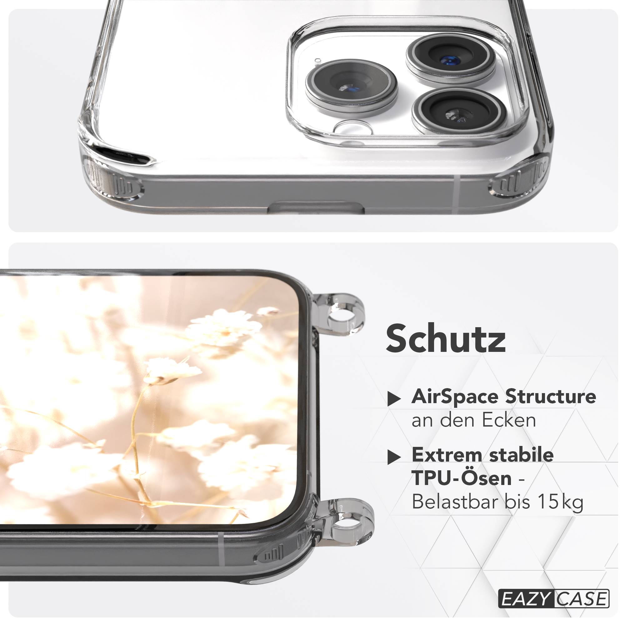 iPhone 15 Pro Max Handykette mit verstellbarem Boho Band Set 