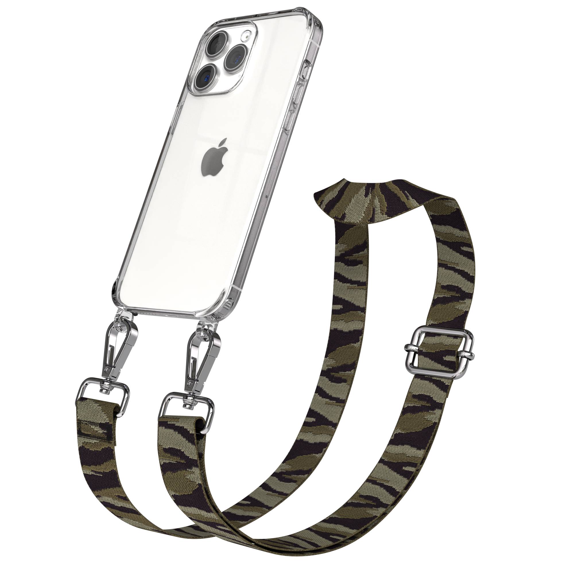 iPhone 15 Pro Max Handykette mit verstellbarem Boho Band Set 