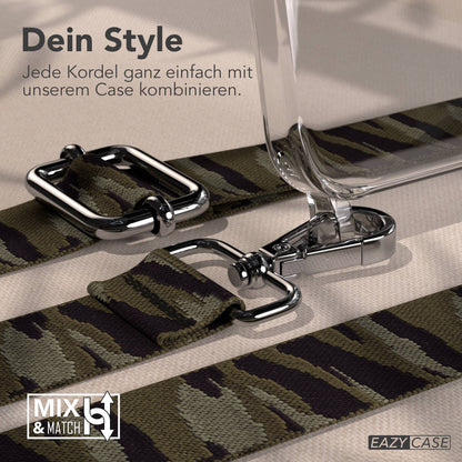iPhone 15 Pro Max Handykette mit verstellbarem Boho Band Set 