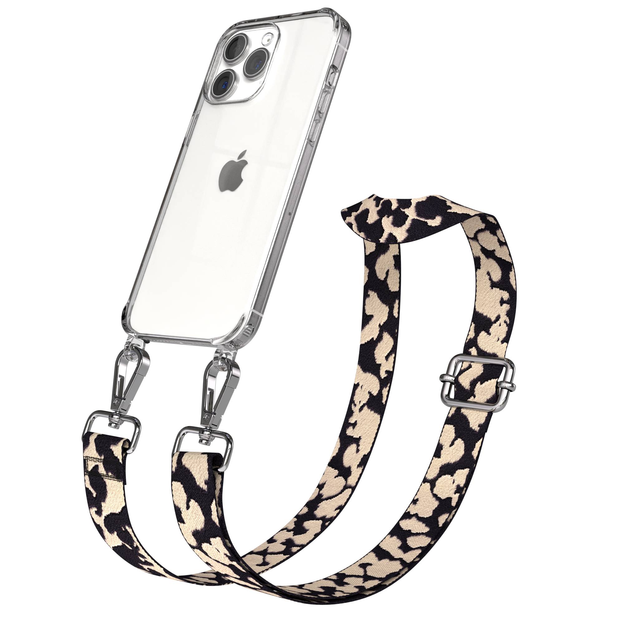 iPhone 15 Pro Max Handykette mit verstellbarem Boho Band Set 