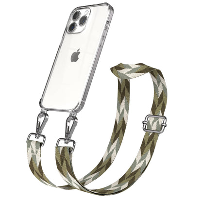iPhone 15 Pro Max Handykette mit verstellbarem Boho Band Set 