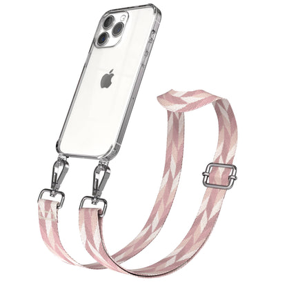 iPhone 15 Pro Max Handykette mit verstellbarem Boho Band Set 