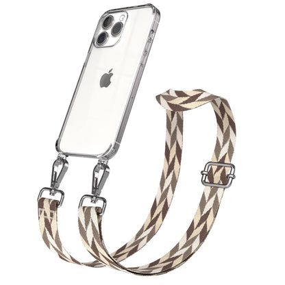 iPhone 15 Pro Max Handykette mit verstellbarem Boho Band Set 
