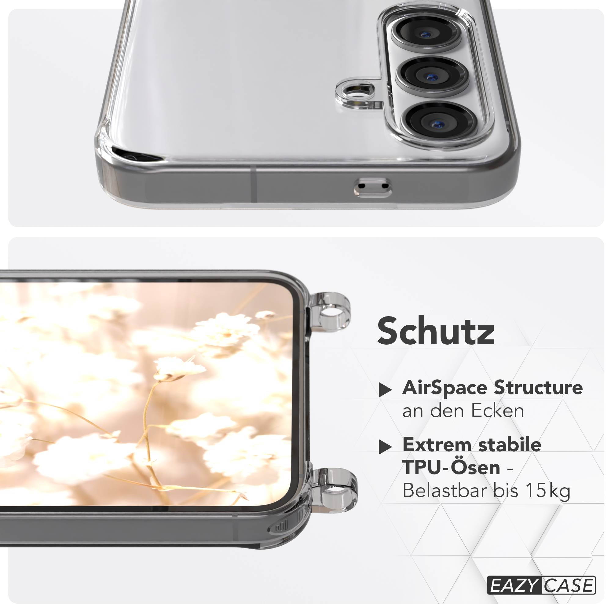 Samsung Galaxy S24 Handykette mit verstellbarem Boho Band Set 