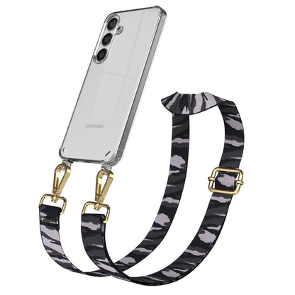 Samsung Galaxy S24 Handykette mit verstellbarem Boho Band Set 
