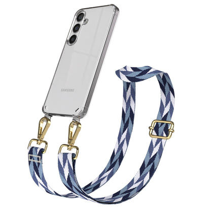 Samsung Galaxy S24 Handykette mit verstellbarem Boho Band Set 