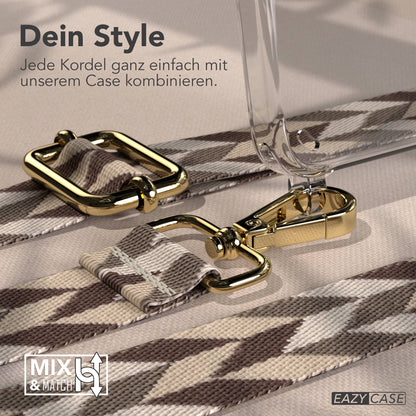 Samsung Galaxy S24 Handykette mit verstellbarem Boho Band Set 