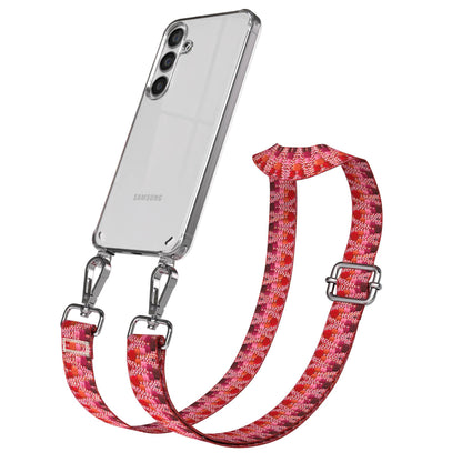 Samsung Galaxy S24 Handykette mit verstellbarem Boho Band Set 
