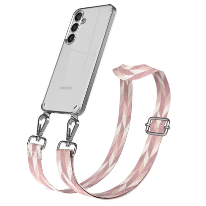 Samsung Galaxy S24 Handykette mit verstellbarem Boho Band Set 