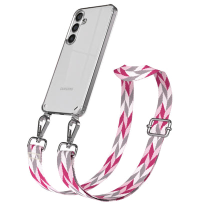 Samsung Galaxy S24 Handykette mit verstellbarem Boho Band Set 