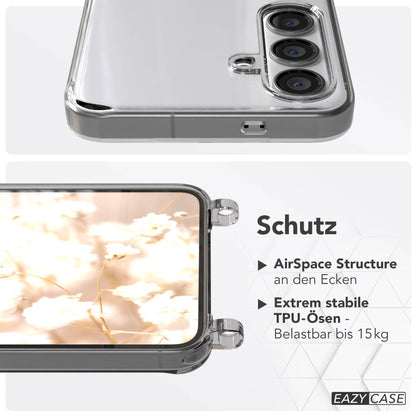 Samsung Galaxy S24 Handykette mit verstellbarem Boho Band Set 