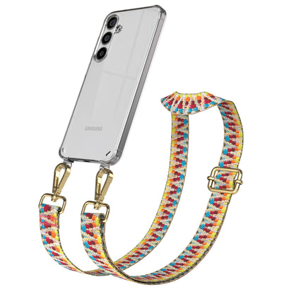 Samsung Galaxy S24 Plus Handykette mit Boho Band Set 