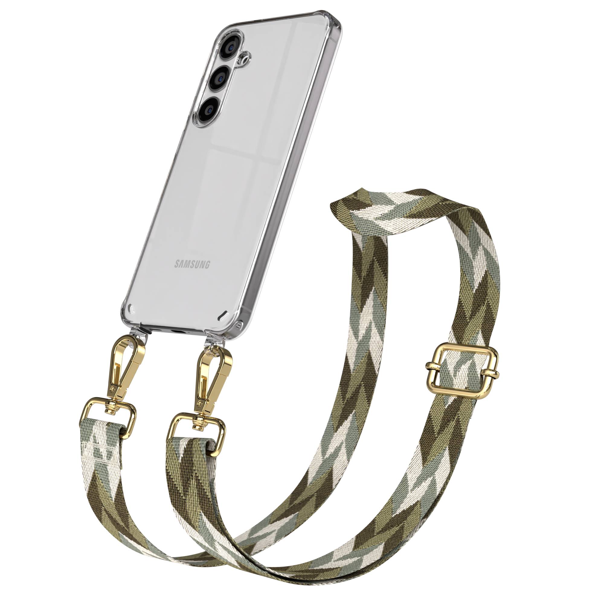 Samsung Galaxy S24 Plus Handykette mit Boho Band Set 