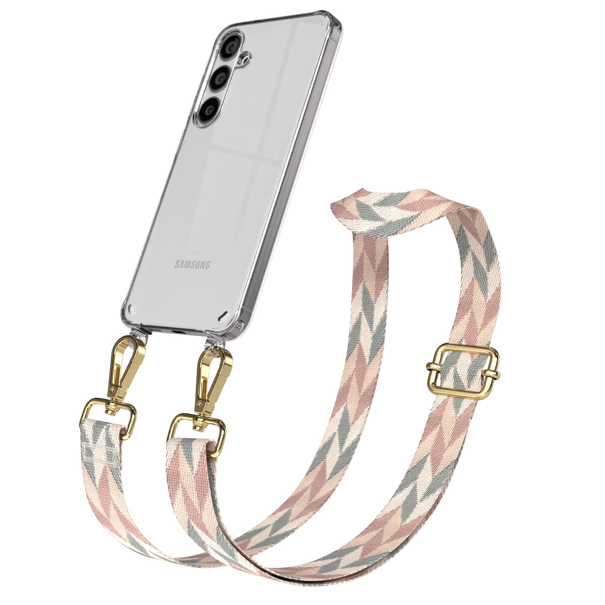 Samsung Galaxy S24 Plus Handykette mit Boho Band Set 