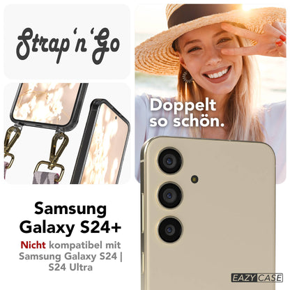 Samsung Galaxy S24 Plus Handykette mit Boho Band Set 