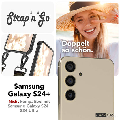 Samsung Galaxy S24 Plus Handykette mit Boho Band Set 