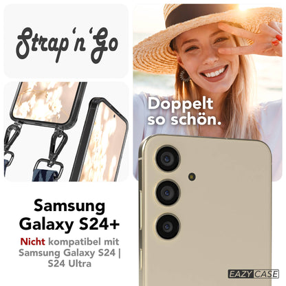 Samsung Galaxy S24 Plus Handykette mit Boho Band Set 