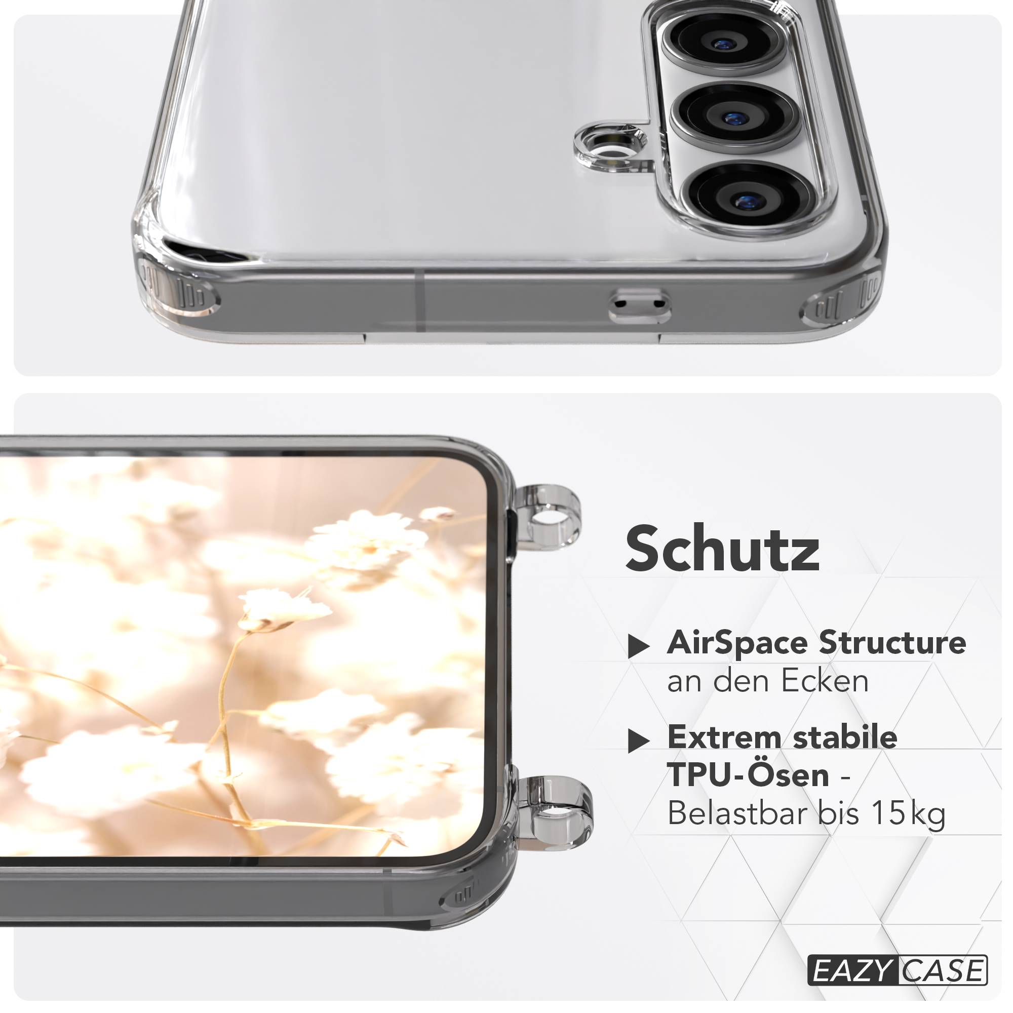 Samsung Galaxy S24 Plus Handykette mit Boho Band Set 