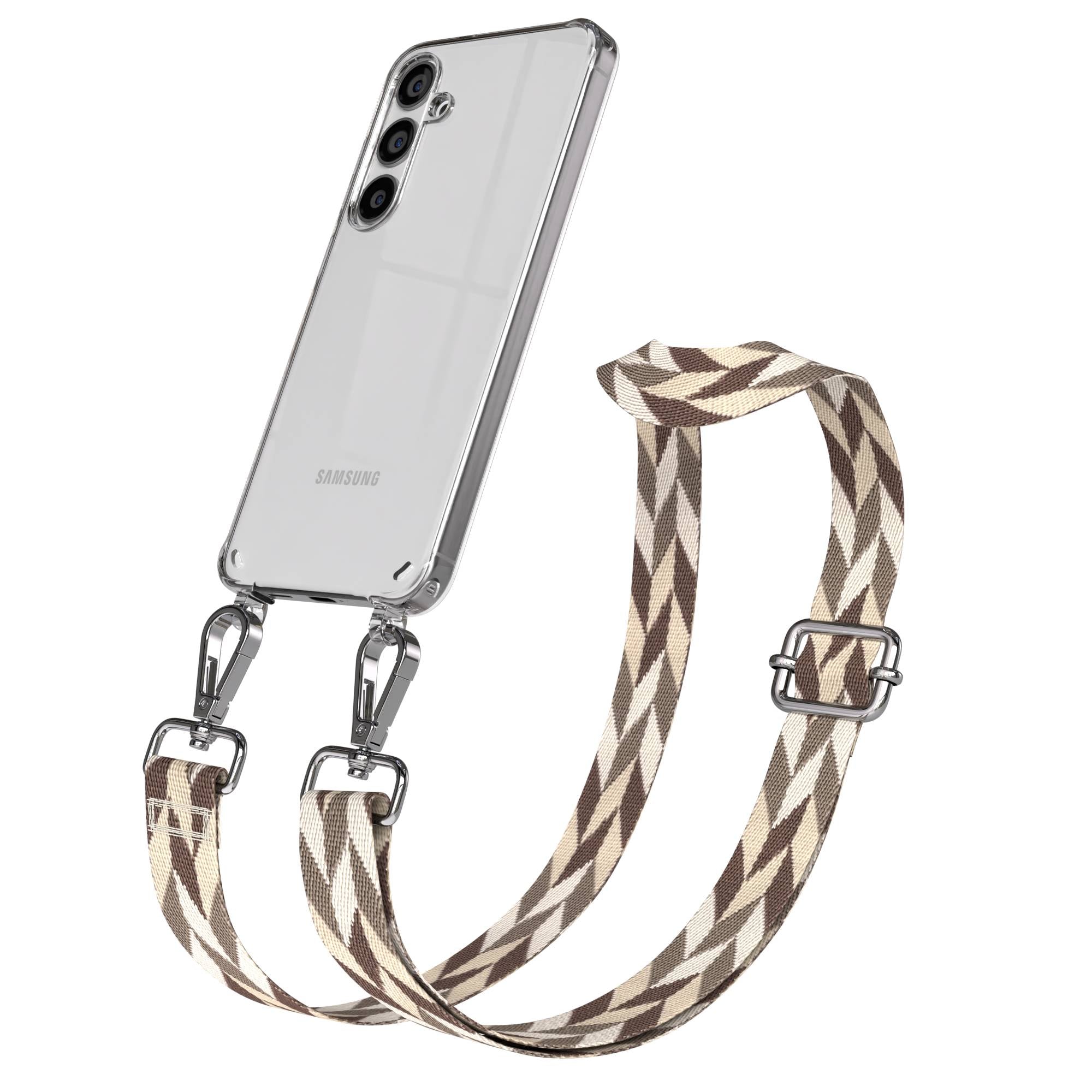Samsung Galaxy S24 Plus Handykette mit Boho Band Set 