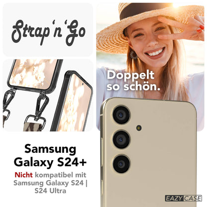 Samsung Galaxy S24 Plus Handykette mit Boho Band Set 