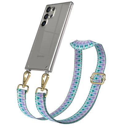 Samsung Galaxy S24 Ultra Handykette mit Boho Band zum Umhängen 