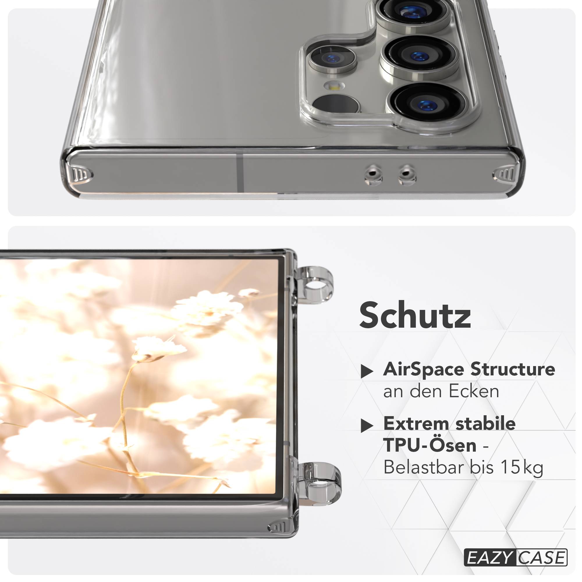 Samsung Galaxy S24 Ultra Handykette mit Boho Band zum Umhängen 
