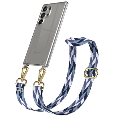 Samsung Galaxy S24 Ultra Handykette mit Boho Band zum Umhängen 