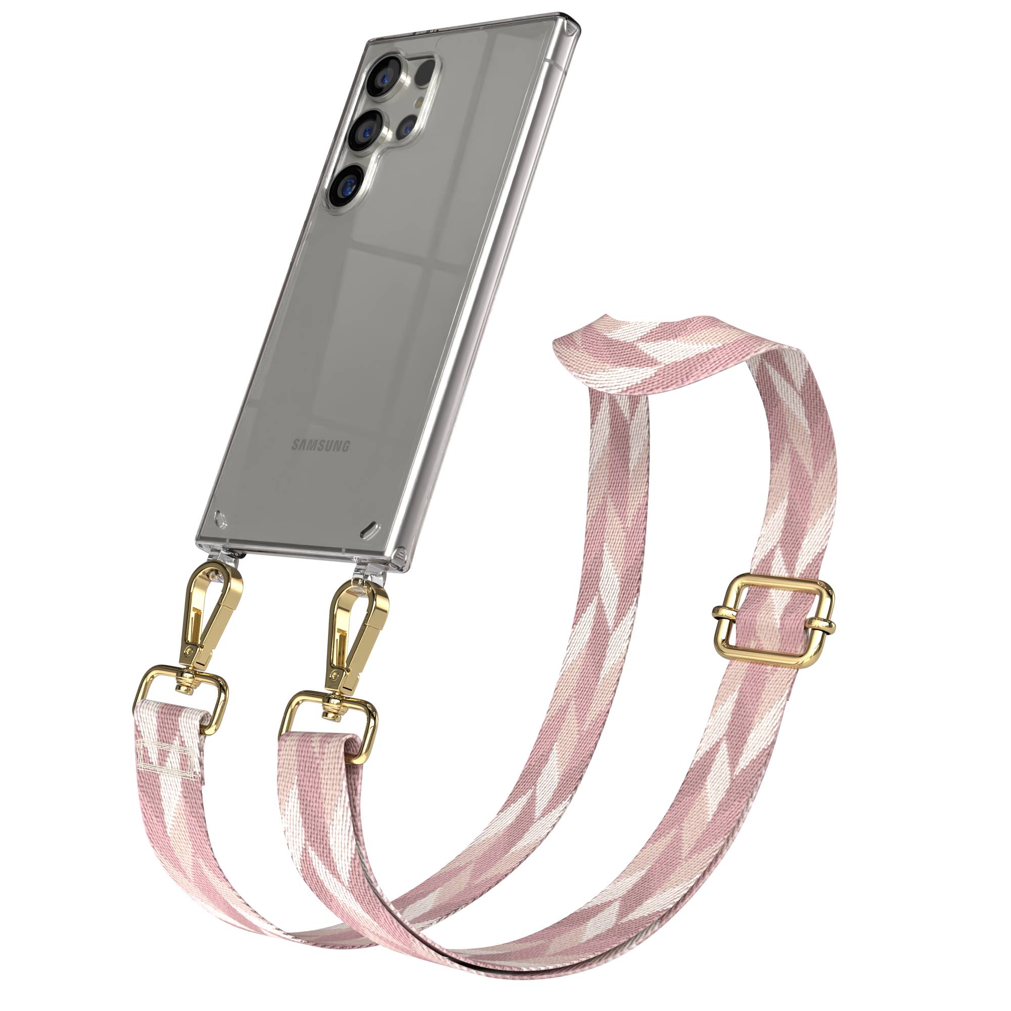 Samsung Galaxy S24 Ultra Handykette mit Boho Band zum Umhängen 