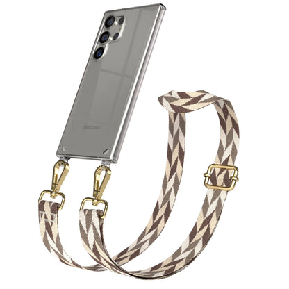 Samsung Galaxy S24 Ultra Handykette mit Boho Band zum Umhängen 